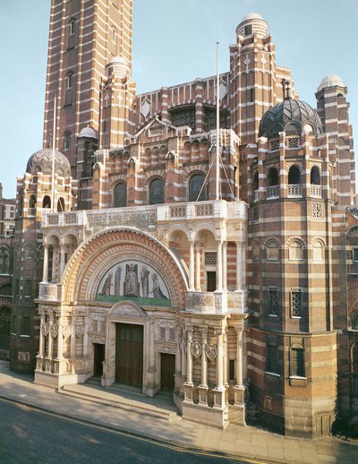 Veduta della Cattedrale di Westminster da Unbekannt Unbekannt